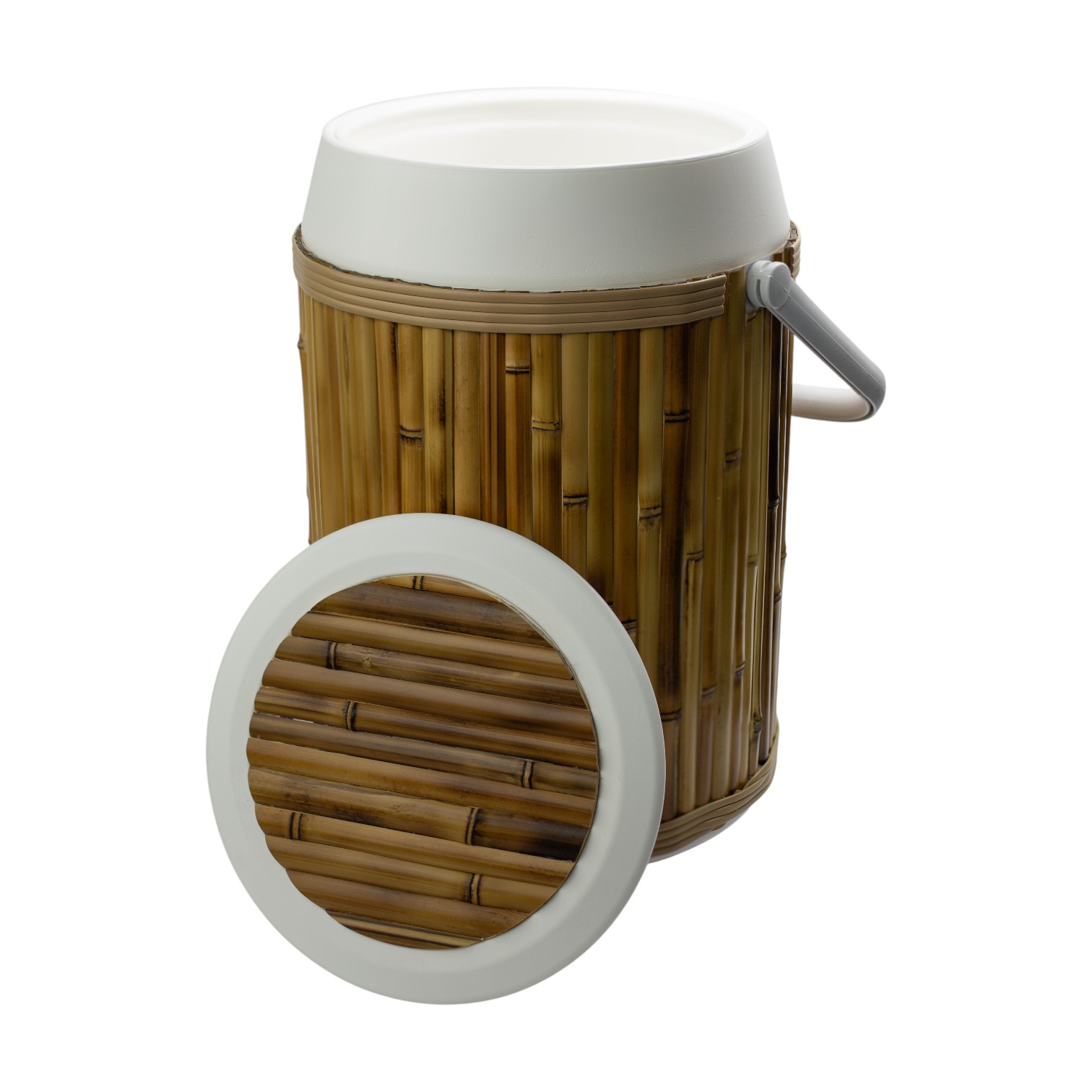 COOLER BRANCO COM BAMBU M - Imagem 3