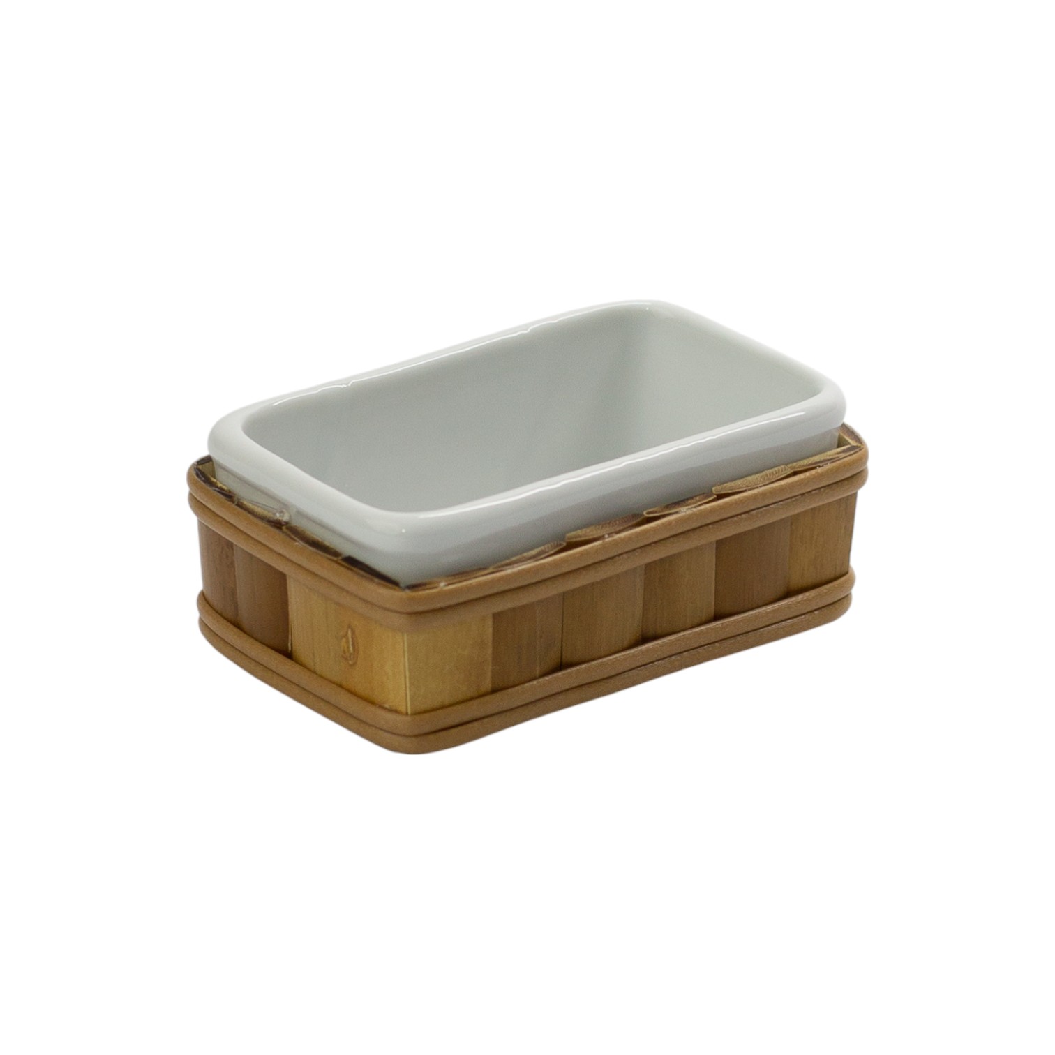 PORTA SACHÊ DE PORCELANA COM BAMBU