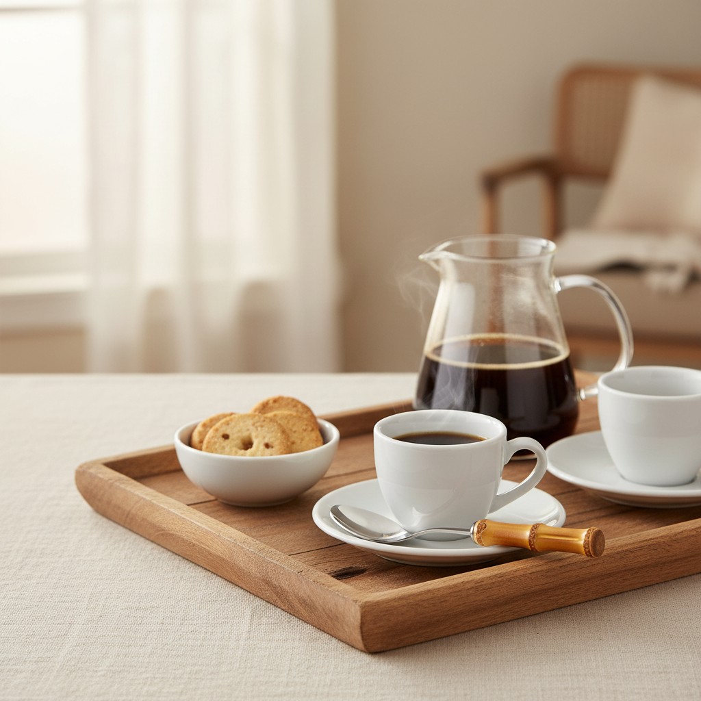 COLHER PARA CAFÉ COM CABO DE BAMBU - Imagem 2
