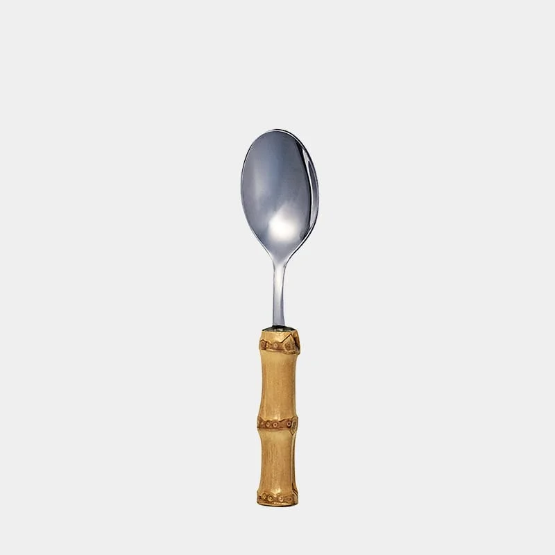 COLHER PARA CAFÉ COM CABO DE BAMBU