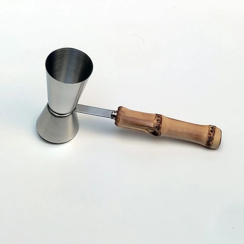 DOSADOR DE INOX COM CABO DE BAMBU - Imagem 4